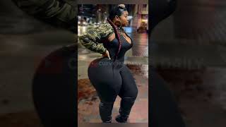 plus size Pretty Curly Kendalldior 🥰  trending and plus size fashion videos ASMR [upl. by Fatma]