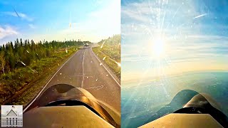 Two F35 Fighter Jets Land on Hidden Highway in Finland [upl. by Corsiglia]