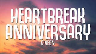 Giveon  Heartbreak Anniversary Lyrics [upl. by Aihsat]