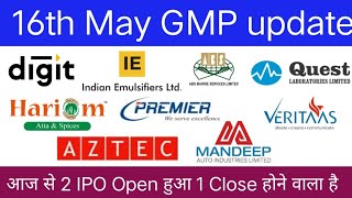 Go Digit General Insurance IPO  Hariom Atta IPO  Indian Emulsifiers IPO  All IPO GMP Today [upl. by Caddaric171]