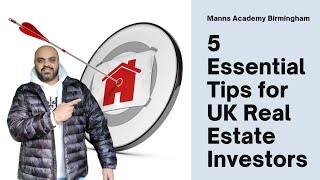 Real Estate Investing In Uk  5 Tips on how to invest successfully [upl. by Joete85]