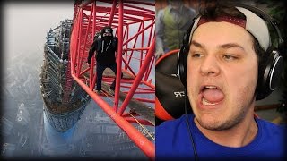 INSANE SHANGHAI TOWER CLIMB  Reaction [upl. by Hirsch650]