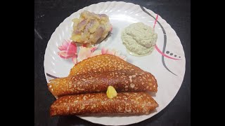 ದಾವಣಗೆರೆ ಬೆಣ್ಣೆ ದೋಸೆ ಪಲ್ಯ amp ಚಟ್ನಿ Davangere benne dosa recipe Kannada  Benne butter dose [upl. by Mariette]