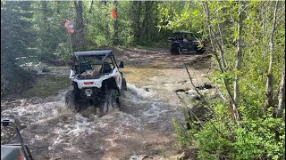 First time taking the Polaris RZR 200 out on the trail…can it make through all the mud [upl. by Buyer453]