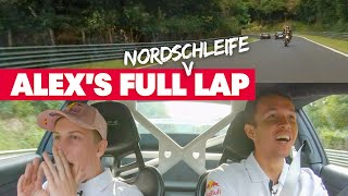 Alex Albons Nordschleife Hot Lap With Liam Lawson In the Passenger Seat [upl. by Darice]