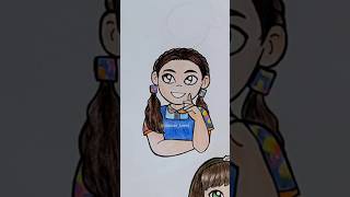 Desenho da Mili de Chiquititas SBT fanart chiquititas sbt [upl. by Acirehs]