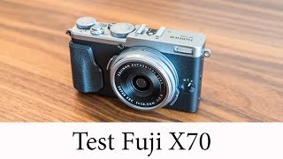 Test Fuji X70 Edel KompaktKamera mit APSC Sensor [upl. by Attennod]