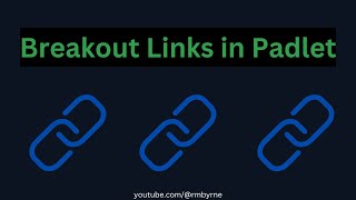 Two New Padlet Features Including Breakout Links [upl. by Neetsyrk]