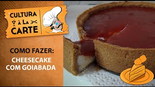 CHEESECAKE DE GOIABADA RECEITA FÁCIL  Ft MAMÃE  COMO FAZER [upl. by Latricia]