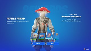 Fortnite FREE Bundle Available NOW BEST ReferAFriend Skin amp Bundle So Far [upl. by Yremogtnom248]