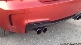 BMW 1M Eisenmann Race Exhaust Revs [upl. by Nosreg]