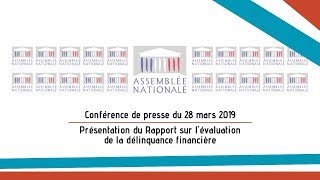 Conférence de presse FI  Remise du rapport sur la Délinquance financière [upl. by Kopple]