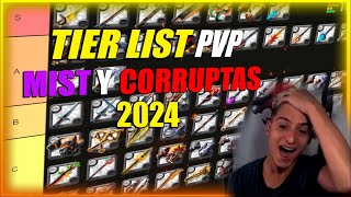 🔥⚔️🗡TIER LIST PVP MIST Y CORRUPTAS ALBION ONLINE 2024 🗡⚔️🔥 [upl. by Redliw]