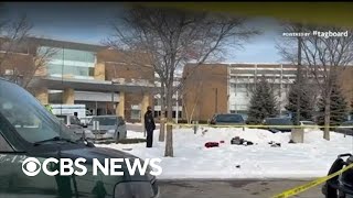 Shooting outside Minnesota school leaves 1 student dead another injured police say [upl. by Wehtta616]