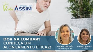 Dor na lombar Conheça um alongamento eficaz [upl. by Freeborn]