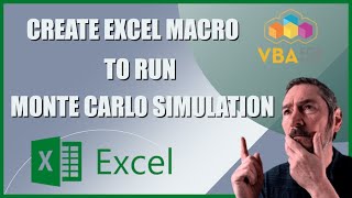 How to create a macro in Excel to run Monte Carlo Simulation [upl. by Namso]