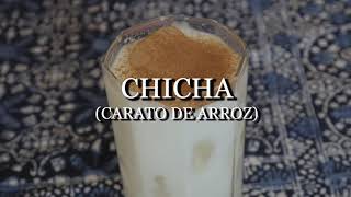 Chicha carato de arroz  Receta de Armando Scannone [upl. by Linders903]