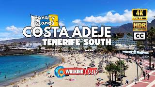 Exploring Costa Adeje in 2024 Tenerife 🇮🇨 4K HDR Walking Tour [upl. by Bibi477]