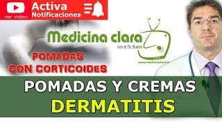 Pomadas con corticoides cremas para dermatitis Usos y problemas [upl. by Lerud]