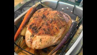 Moist Oven Roasted Turkey Breast  Thanksgiving [upl. by Farly]