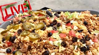 Blackstone Loaded Nachos On A Flat Top Griddle [upl. by Erdnad366]