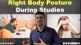 Right Body Posture During Studies  पढ़ते हुए बैठने का सही तरीका  Fix Your Study Posture [upl. by Enael]