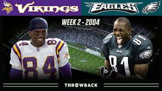 Randy Moss amp TO Duel on MNF Vikings vs Eagles 2004 Week 2 [upl. by Nero446]