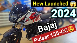 New Launched 😱 2024 Bajaj Pulsar 135 😍 100real Bikersrj786 pulsar [upl. by Gwendolyn]