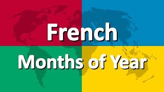 Learn French part 2  Months of the Year [upl. by Thomsen79]