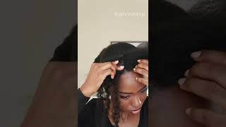 SIMPLE CHIC amp CLASSY 4C NATURAL HAIRSTYLE 4chair naturalhairstyles 4chairstyles [upl. by Gilus]