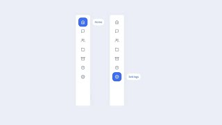 Vertical Menu With Gooey Effect On Hover Using Html Css And Javascript Library [upl. by Kalvin]