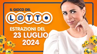 Estrazione in diretta del Gioco del Lotto e del Simbolotto di Martedì 23 Luglio 2024 [upl. by Luanne]