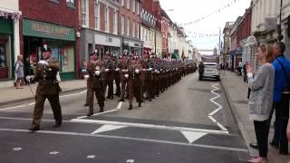 Royal Fusiliers  Freedom of Warwickshire [upl. by Adlemi]