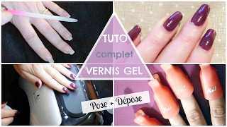 TUTO Vernis Semi Permanent  Pose  Dépose [upl. by Loyce778]