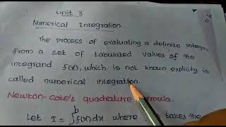 Newtons cotes quadrature formula [upl. by Dlareg]