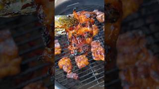 awardwinning charred up chicken 🏆  Chicken Recipe  HowToBBQRight Shorts [upl. by Sinnaiy]