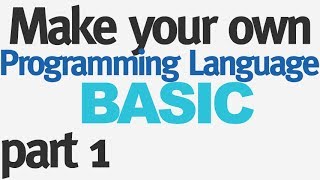 Make Your Own Programming Language  Part 1  Lexer [upl. by Ahtan873]