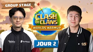 REDIFF WORLDS WARMUP  CLASH OF CLANS  Group Stage Jour 2 [upl. by Rhpotsirhc]