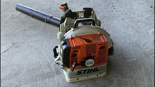 Starting and running the Stihl BR340 freebie project [upl. by Pruchno]