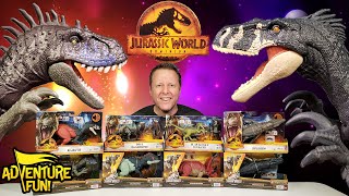 Jurassic World Dominion Dinosaur Toy Action Figures MegaRaptor Dino Toy Review AdventureFun [upl. by Sirrap450]