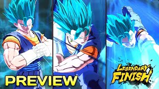 Super Saiyan God SS Vegito Blue Legendary Finish Preview  Dragon Ball Legends [upl. by Zantos502]