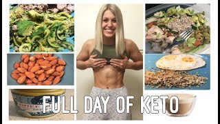 FULL DAY OF EATING  KETO DIET [upl. by Orrin]