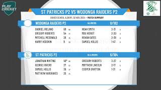 St Patricks P2 v Wodonga Raiders P2 [upl. by Maharba]