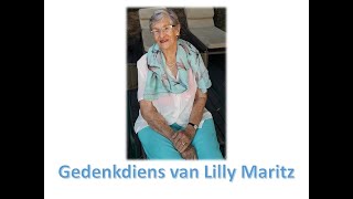 NG Kerk Vredendal  Gedenkdiens van Lilly Maritz [upl. by Cirek458]