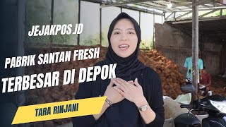 Melihat Proses Pembuatan Santan Di Pabrik Santan Fresh Terbesar Di Kota Depok [upl. by Emlin876]