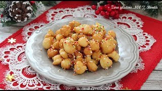 Struffoli senza glutine e senza burro  facili e veloci [upl. by Priebe]