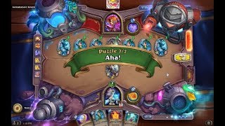 Solution Puzzle Lab Mirror Aha  Astromancer Arwyn 77 Hearthstone Boomsday [upl. by Nol274]