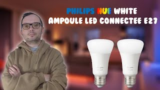 Philips HUE Lighting White ampoule LED connectée E27 [upl. by Boice]