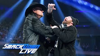 The Undertaker Chokeslams Sami Zayn to hell SmackDown LIVE Sept 10 2019 [upl. by Waddington]