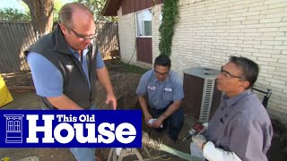 How to Repair a Sewer Pipe Under a Concrete Slab  This Old House [upl. by Assinna]